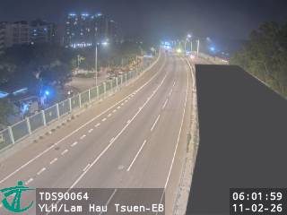 元朗公路近欖口村 - 東行