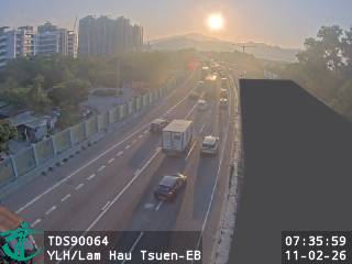 元朗公路近欖口村 - 東行
