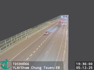 元朗公路近深涌村 - 東行