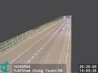 元朗公路近深涌村 - 東行