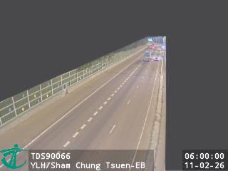 元朗公路近深涌村 - 東行