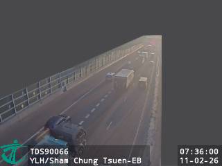 元朗公路近深涌村 - 東行