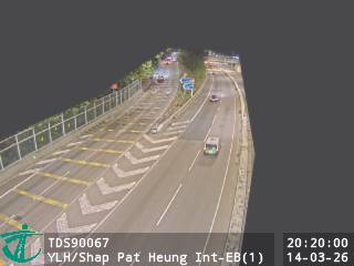 元朗公路近十八鄉交匯處 - 東行 (1)