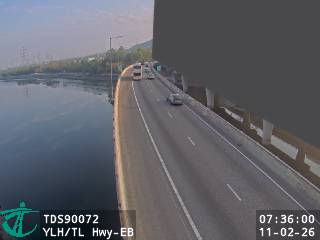 元朗公路近青朗公路 - 東行