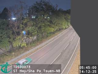 新田公路近沙埔村 - 北行