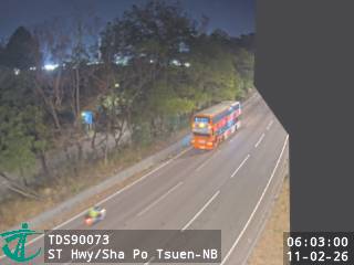 新田公路近沙埔村 - 北行