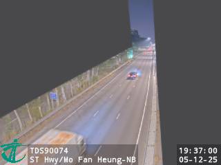 新田公路近模範鄉 - 北行