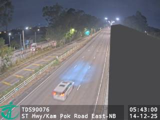 新田公路近錦壆路東 - 北行