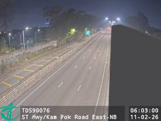 新田公路近錦壆路東 - 北行