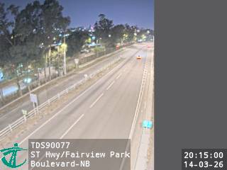 新田公路近錦綉花園大道 - 北行