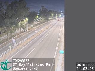 新田公路近錦綉花園大道 - 北行