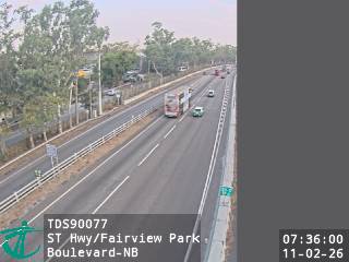 新田公路近錦綉花園大道 - 北行