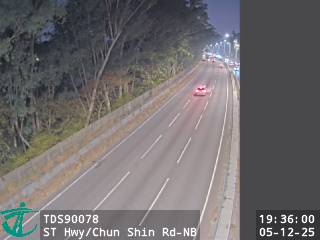 新田公路近真善路 - 北行