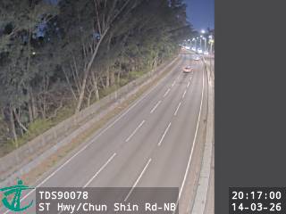 新田公路近真善路 - 北行