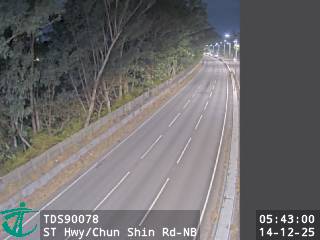 新田公路近真善路 - 北行