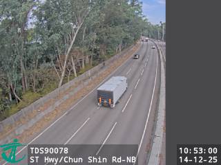 新田公路近真善路 - 北行