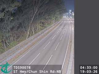 新田公路近真善路 - 北行