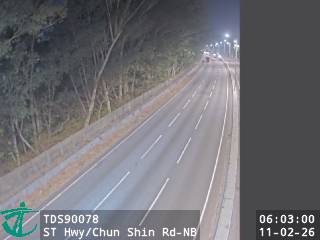 新田公路近真善路 - 北行