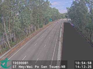 新田公路近米埔新村 - 北行