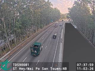 新田公路近米埔新村 - 北行