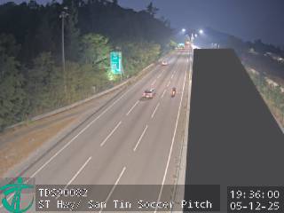 新田公路近新田足球場 - 北行