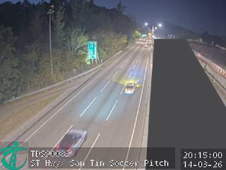 新田公路近新田足球場 - 北行