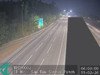 新田公路近新田足球場 - 北行