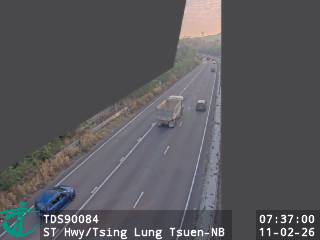 新田公路近青龍村 - 北行