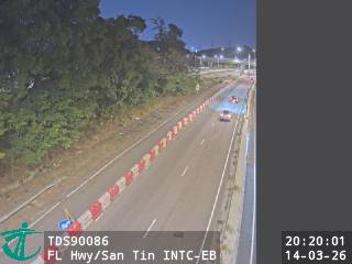 粉嶺公路近新田交匯處 - 東行