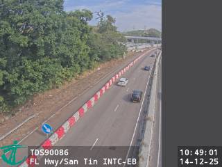 粉嶺公路近新田交匯處 - 東行