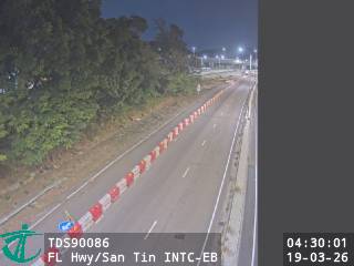 粉嶺公路近新田交匯處 - 東行