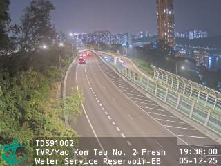 屯門公路近油柑頭二號配水庫 - 東行