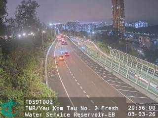 屯門公路近油柑頭二號配水庫 - 東行