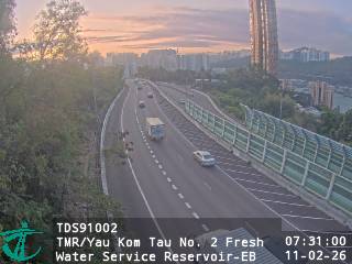 屯門公路近油柑頭二號配水庫 - 東行