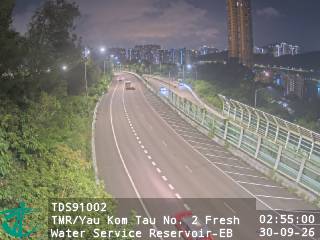 屯門公路近油柑頭二號配水庫 - 東行