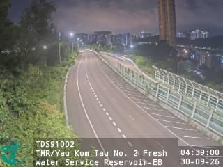屯門公路近油柑頭二號配水庫 - 東行