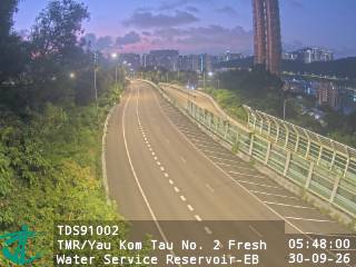 屯門公路近油柑頭二號配水庫 - 東行