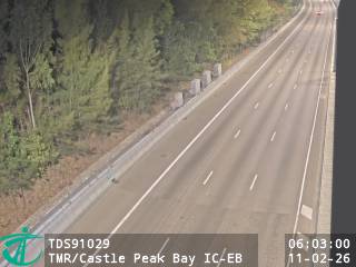 屯門公路近青山灣入境事務中心 - 東行