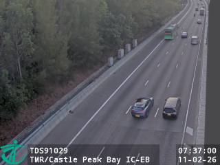 屯門公路近青山灣入境事務中心 - 東行