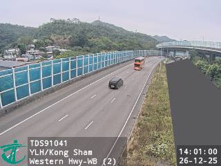 元朗公路近港深西部公路 - 西行 (2)