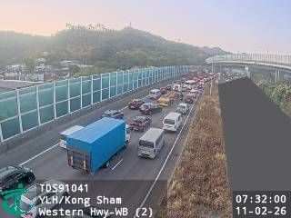 元朗公路近港深西部公路 - 西行 (2)