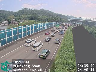 元朗公路近港深西部公路 - 西行 (2)