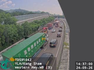 元朗公路近港深西部公路 - 西行 (3)