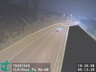 元朗公路近水庫路 - 西行