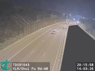 元朗公路近水庫路 - 西行