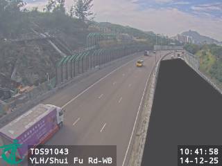 元朗公路近水庫路 - 西行