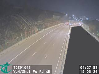 元朗公路近水庫路 - 西行