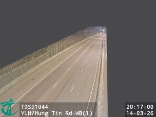 元朗公路近洪天路 - 西行 (1)