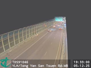 元朗公路近唐人新村路 - 西行