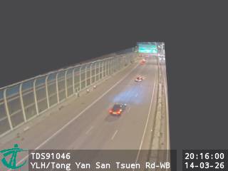 元朗公路近唐人新村路 - 西行